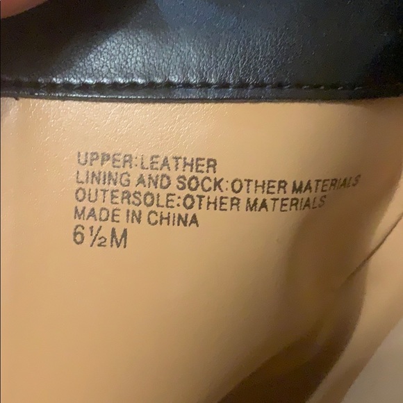 Tall black leather boots vitah Banana republic - Picture 8 of 9